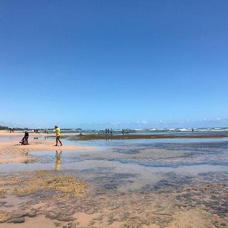 Flat Guarajuba Beira Da Praia Pe Na Areia Buitenkant foto