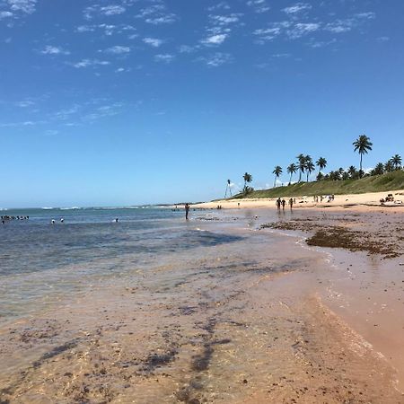 Flat Guarajuba Beira Da Praia Pe Na Areia Buitenkant foto