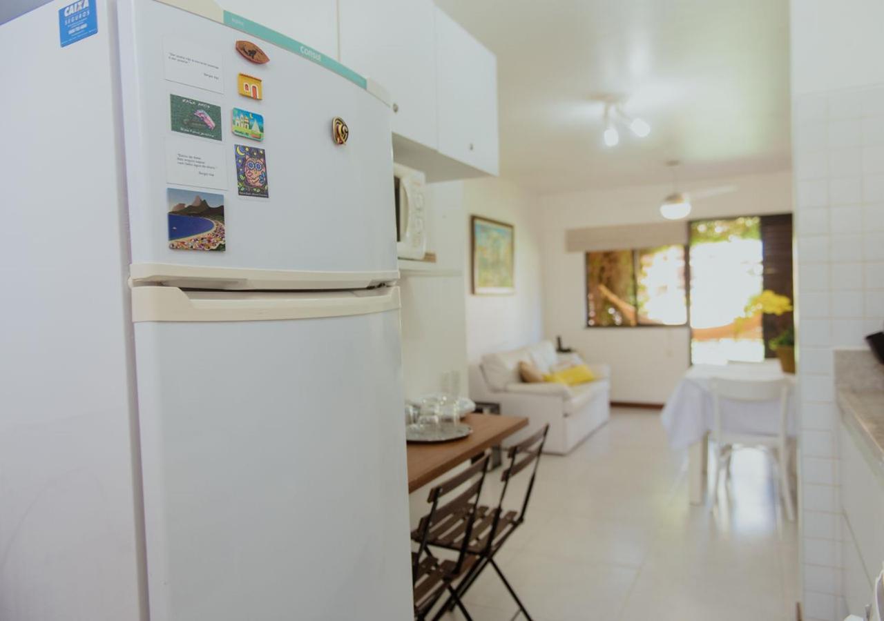 Flat Guarajuba Beira Da Praia Pe Na Areia Buitenkant foto