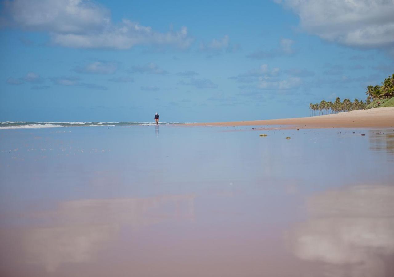 Flat Guarajuba Beira Da Praia Pe Na Areia Buitenkant foto