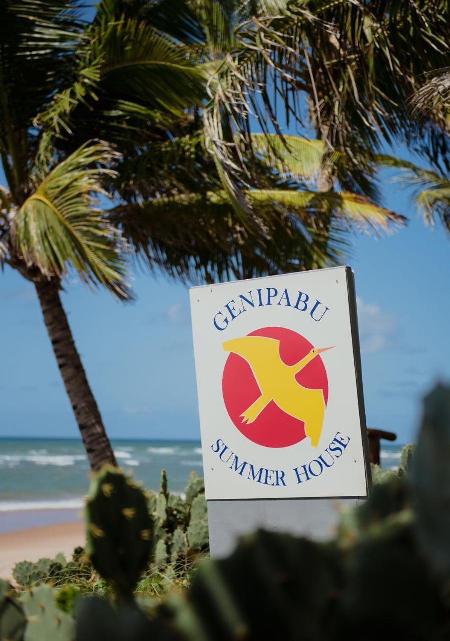 Flat Guarajuba Beira Da Praia Pe Na Areia Buitenkant foto